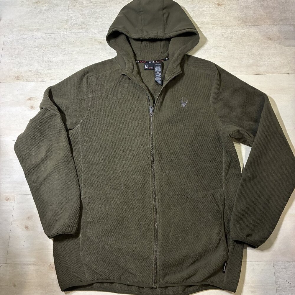 Spyder Men's Active Full-Zip Hoodie Jacket Size Large